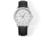 Vacheron Constantin Traditionnelle 83520/000R-9909 – Silver Dial, Black Leather Strap, Multi-Function