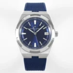 Vacheron Constantin Overseas Blue Dial Stainless Steel Watch with Interchangeable Rubber Strap – 41mm – Quality