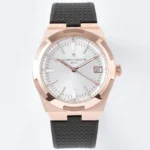 Vacheron Constantin Overseas 4500V Series – Rose Gold Case, Black Rubber Strap, Luxury