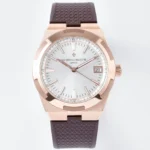 Vacheron Constantin Overseas 4500V Series – Rose Gold Case, Brown Rubber Strap, Luxury Automatic – Quality