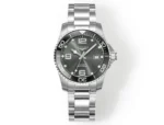 Longines Conquest Black Dial Steel Watch