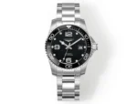 Longines Conquest Black Dial Steel Watch - Image 10