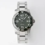 Longines Conquest Green Dial Steel Watch