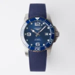 Longines Conquest Blue Dial Rubber Strap
