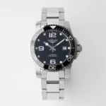 Longines Conquest Black Dial Stainless Steel