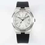 Vacheron Constantin Overseas 4500V Series – Silver Dial, Black Rubber Strap, Luxury Steel – Quality