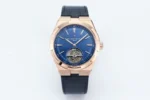 Vacheron Constantin Overseas Tourbillon – Rose Gold Case, Blue Dial, Leather Strap Best