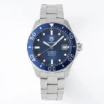 TAG Heuer – Blue Dial, Stainless Steel, Automatic Movement, Waterproof 100m