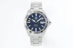 TAG Heuer – Silver Stainless Steel, Blue Dial, Formal & Casual Style, SW200 Movement, Premium