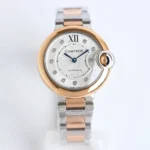 Cartier Ballon Bleu Rose Gold Steel