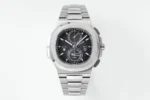 Patek Philippe Nautilus 5990/1A Dual Time Steel Black - Image 5