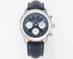 Breitling Navitimer 1 B01 Chronograph Blue Leather