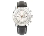 Breitling Navitimer Chronograph Silver Leather