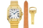Cartier Santos de Cartier Watch Gold White