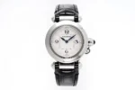 Cartier Pasha de Cartier Watch Silver Black