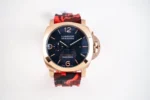 Panerai Luminor Marina Automatic Men’s Watch – Red Camo Rubber Strap, Rose Gold Case, 45mm, Premium Quality - Image 7