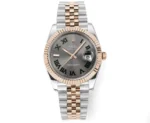 Rolex Datejust 41mm Watch – Two-Tone Steel and Rose Gold with Grey Dial