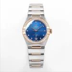 Omega Constellation 29mm Blue Dial Two-Tone - Image 2