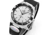 Omega Constellation Meteorite Watch Black Leather - Image 2