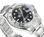 Rolex Yacht-Master 42 Stainless Steel Watch with Black Dial - Image 2