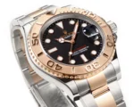 Rolex Yacht-Master 42mm Two-Tone Stainless Steel & 18k Everose Gold with Black Dial Automatic - Image 2