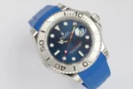 Rolex Yacht-Master 42 Blue Dial Stainless Steel Case with Blue Rubber Strap - Image 2