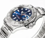Rolex Yacht-Master 42mm Stainless Steel Watch with Blue Dial and Oyster Bracelet - Image 2