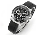 Rolex Daytona 4130 Black Dial Rubber Strap Men’s Chronograph - Image 2