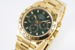 Rolex Daytona 4130 – Gold with Green Dial - Image 2