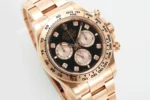 Rolex Daytona Rose Gold Black Dial Chronograph Watch – 60th Anniversary - Image 2