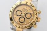Rolex Daytona with Black Enamel Dial and Moissanite Stones - Image 2