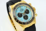 Rolex Daytona Watch – Gold Case, Tiffany Blue Dial, Chronograph - Image 2