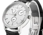 Vacheron Constantin Traditionnelle 83520/000R-9909 – Silver Dial, Black Leather Strap, Multi-Function - Image 8