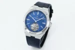 Vacheron Constantin Overseas Tourbillon – Blue Dial, Stainless Steel Case, Leather Strap - Image 2
