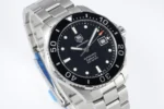 TAG Heuer – Silver Stainless Steel, Black Dial, Automatic Diver Style, 100m Waterproof - Image 2