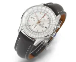 Breitling Navitimer Chronograph Silver Leather - Image 2