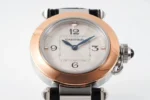 Cartier Pasha de Cartier Watch Rose Gold Black Leather - Image 9