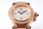 Cartier Pasha de Cartier Watch Rose Gold Leather - Image 8