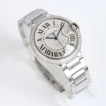 Cartier Ballon Bleu 40mm Steel Watch Silver - Image 2