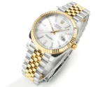 Rolex Datejust 41mm Two-Tone White Dial Fluted Bezel - Image 2