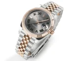 Rolex Datejust 41mm Watch – Two-Tone Steel and Rose Gold with Grey Dial - Image 2
