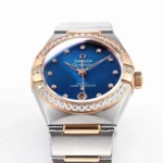 Omega Constellation 29mm Blue Dial Two-Tone - Image 3