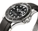 Rolex Yacht-Master 42mm – Black Dial, Stainless Steel Case, Black Rubber Strap by Official Store - Image 3