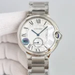 Cartier Ballon Bleu Mens Watch Silver - Image 2