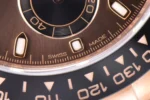 Rolex Daytona Watch with Black Rubber Strap, Brown Dial, and Exquisite - Image 3