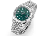 Rolex Datejust 41 Custom Malachite Dial Green Watch - Image 3