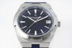 Vacheron Constantin Overseas 4500V Series – Blue Dial, Rubber Strap, Luxury Steel - Image 3