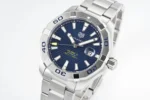 TAG Heuer – Silver Stainless Steel, Blue Dial, Formal & Casual Style, SW200 Movement, Premium - Image 8