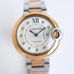Cartier Ballon Bleu Rose Gold Steel - Image 9