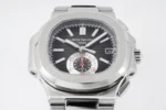 Patek Philippe 5980 Nautilus Black Dial Steel - Image 3
